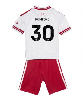 Liverpool Jeremie Frimpong #30 Maglia Gara Trasferta Repliche 2026-27 Bambino Maniche Corte Liverpool Jeremie Frimpong #30 Maglia Gara Trasferta Repliche 2026-27 Bambino Maniche Corte